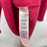 Chico's Women's Size L Red Solid Long Sleeve Shirt