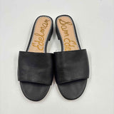Sam Edelman Women's Shoe Size 7 Black Solid Sandals