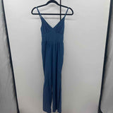Japna Women's Size 2 Blue Solid Jumper