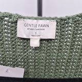 Gentle Fawn Women's Size S Green Solid Sweater