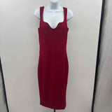 Dress the Population Women's Size 10 Red Solid Dress