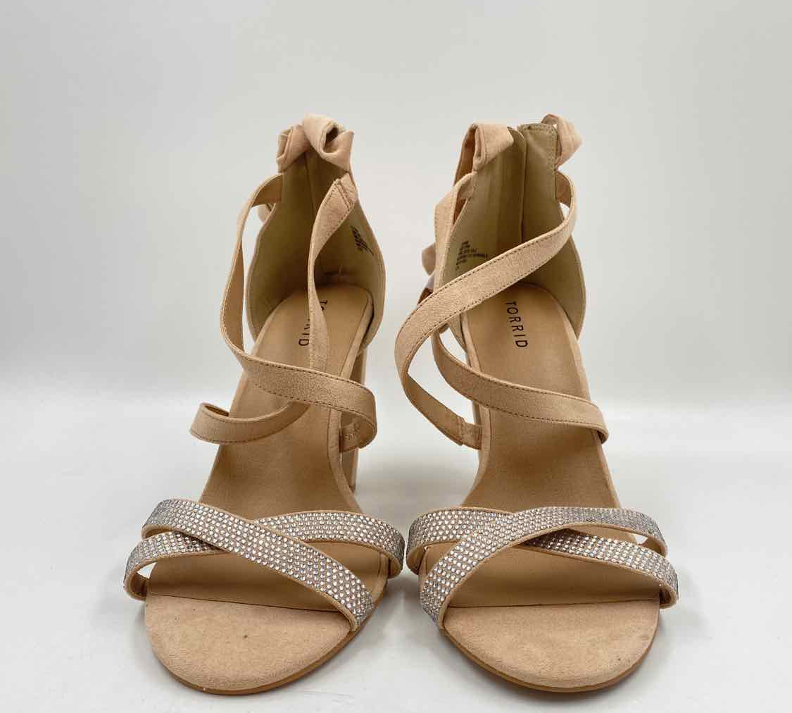 Torrid Women's Shoe Size 9W Brown Spotted Mules