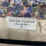 Dress Forum Women's Size 10 Blue Floral Dress
