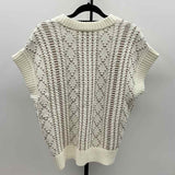 Liverpool Women's Size L Ivory Textured Sweater