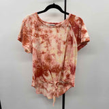 Skye's the limit Women's Size L clay Tie Dye Short Sleeve Shirt