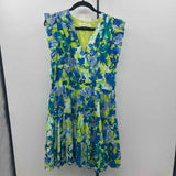 Taylor Women's Size 16 Blue Floral Dress