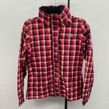 The North Face Women's Size S Peach Checkered Jacket