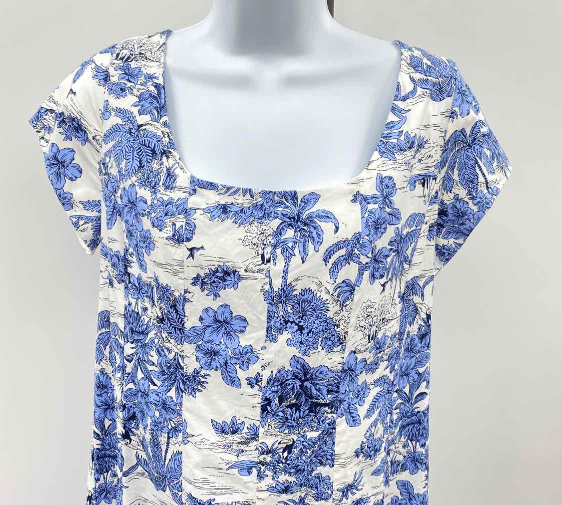 Joie Women's Size 8 Blue Floral Dress