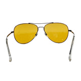 GUCCI Yellow Gold AVIATOR Style Sunglasses (no box available)