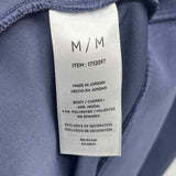 Sage Women's Size M Blue Solid Long Sleeve Shirt