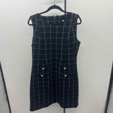 Tommy Hilfiger Women's Size 14 Black Grid Dress