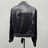 Drew Women's Size L Black Solid Long Sleeve Shirt