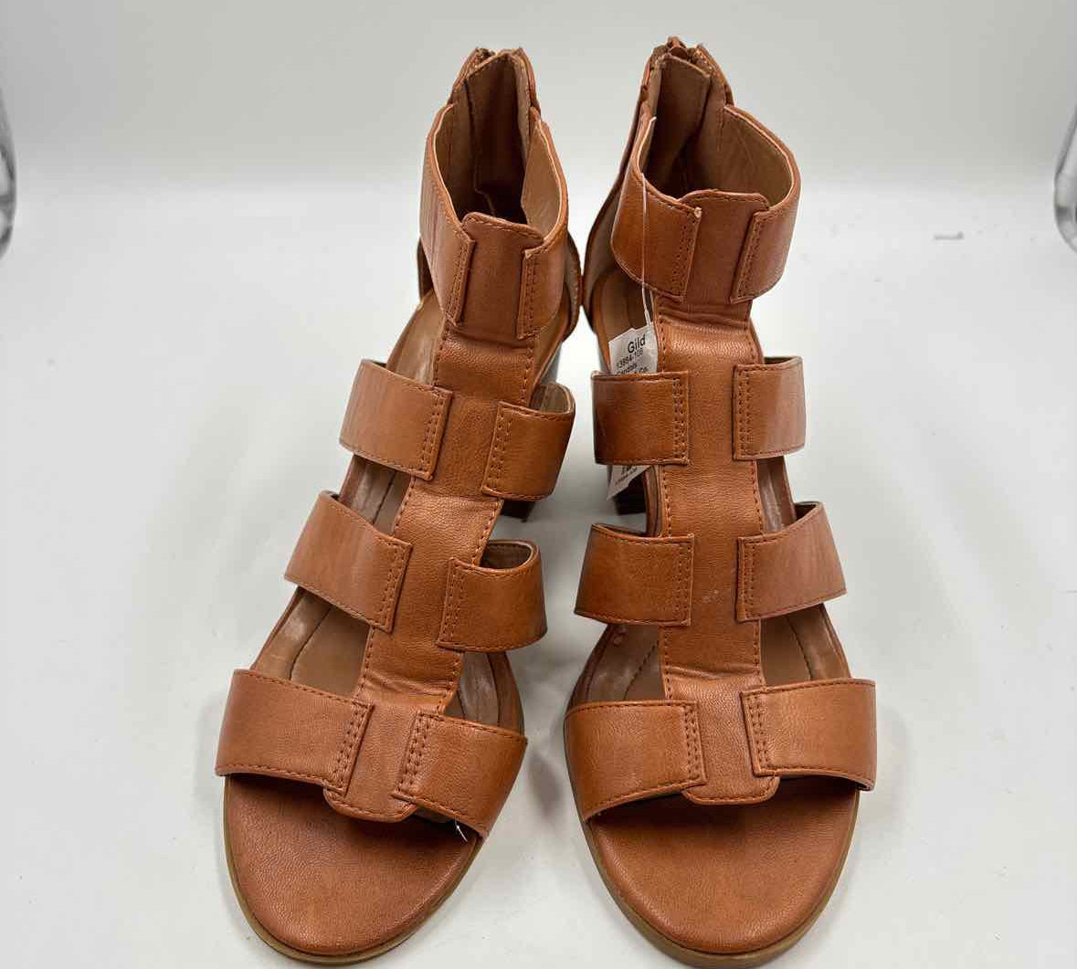 Style & Co. Women's Shoe Size 9 Caramel Solid Sandals