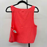 American Eagle Women's Size XXL coral Ribbed Sleeveless Shirt