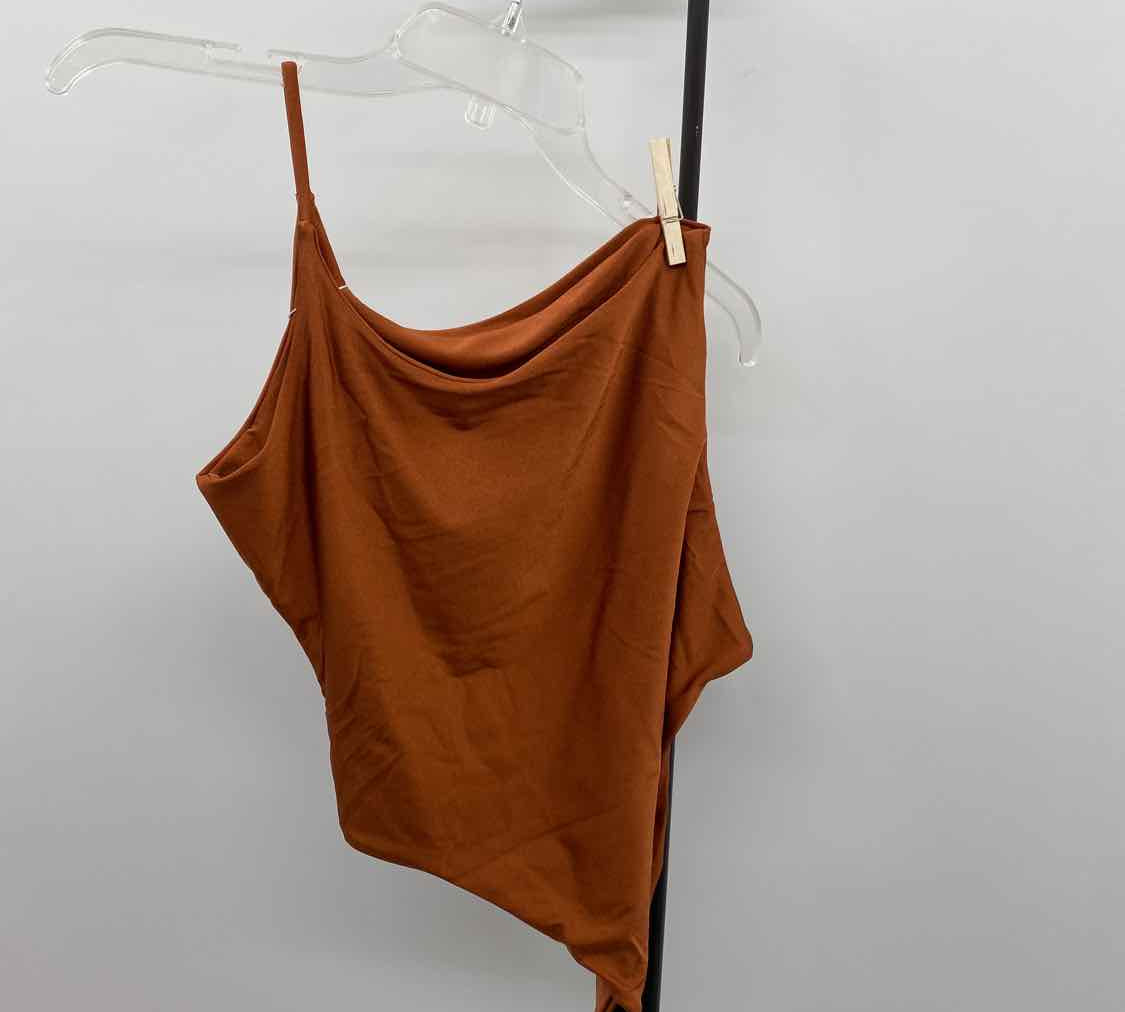 Sister Swim Women's Size M Brown Solid Swimsuit - 1 Piece