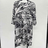 alexandra + oak Women's Size 18 Black Abstract Dress