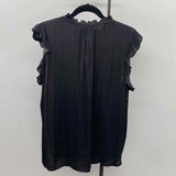 Jones & Co. Women's Size XL Black Solid Sleeveless Shirt