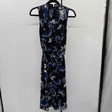 Ann Taylor Women's Size 0 Blue Paisley Dress