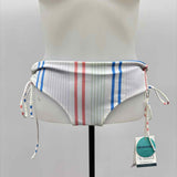 Carve Design Women's Size M Blue Stripe Misc. Swimwear