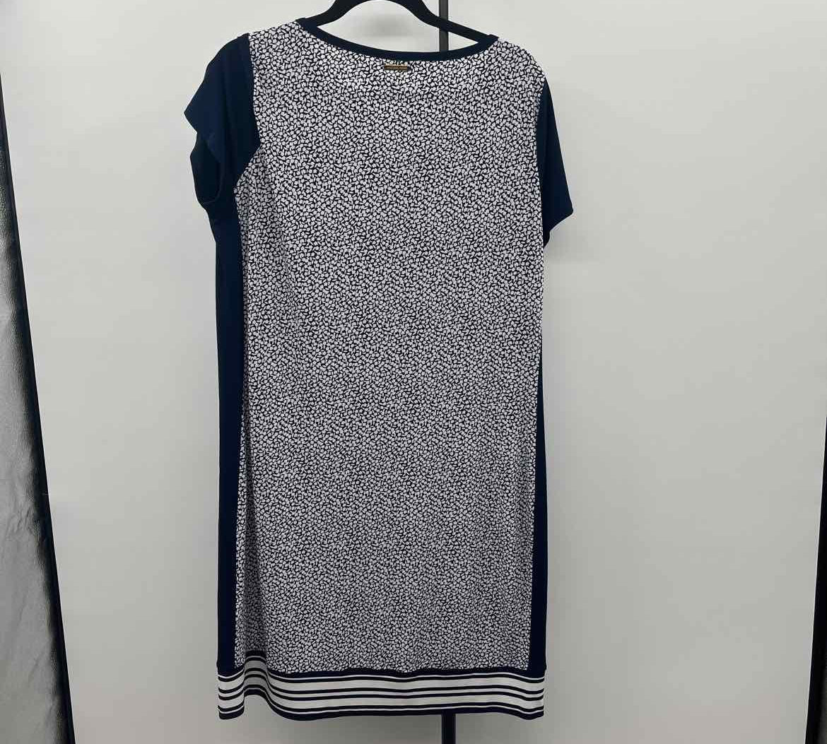 Michael Kors Women's Size 16 Navy Floral Dress