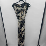Lane Bryant Women's Size 14 Black Leaf Dress