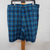 Izod Men's Size 40 Blue Plaid Shorts