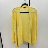 Talbots Women's Size XL Yellow Solid Cardigan