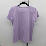 Life Is Good Women's Size M Lavender Print T-Shirt