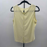 Unbranded Women's Size L Yellow Solid Sleeveless Shirt
