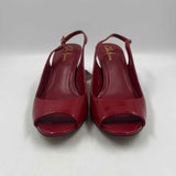 Cole Haan Women's Shoe Size 8.5 Red Solid Slingbacks