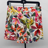 Rip Skirt Women's Size 6 Multi-Color Floral Skirt