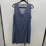 JJill Women's Size L Blue Solid Dress