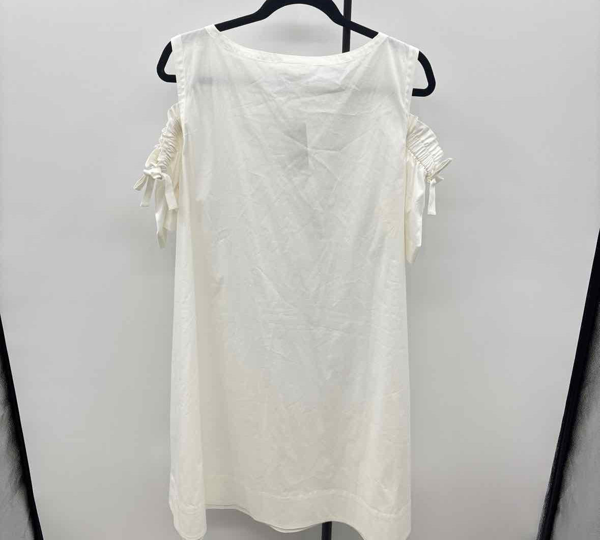 JJill Women's Size 14 White Solid Dress