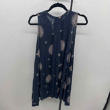 Free People Junior's Size XS Navy medallion Dress