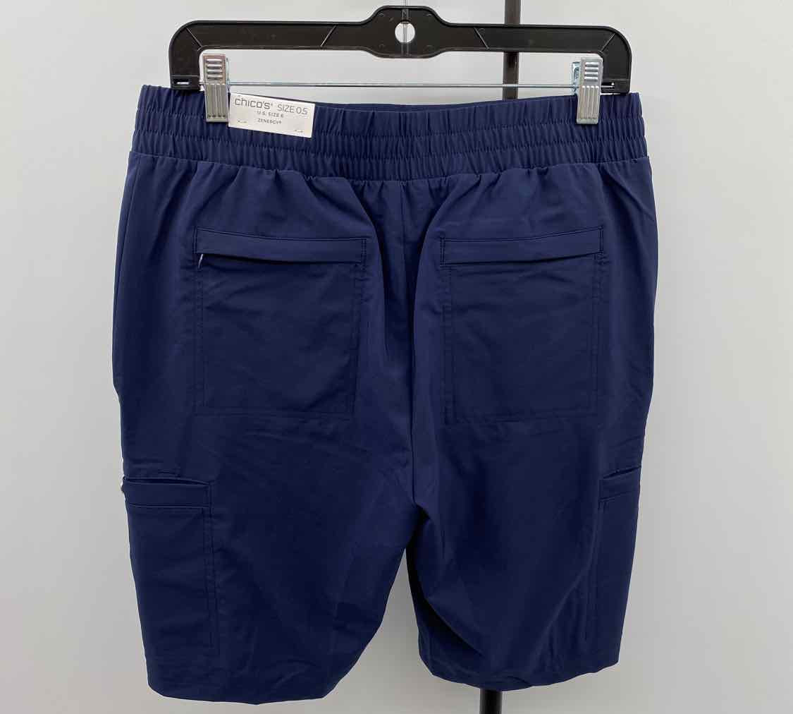 Chico's Women's Size 6 Navy Solid Shorts