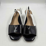 Trotters Women's Shoe Size 10 White Color Block Slingbacks
