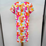 Jude Connally Women's Size 4 Orange Camoflage Dress