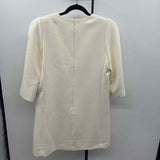 Tuckernuck Women's Size 14 Ivory Solid Dress