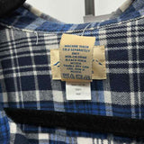 Blue Mountain Men's Size 2XL Blue Plaid Long Sleeve Shirt