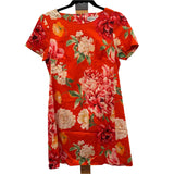 Neiman Marcus Women's Size 2 Orange Floral Dress