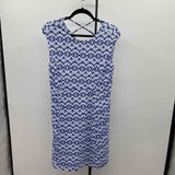 title nine Women's Size 14 Blue Abstract Dress