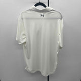 Under Armour Men's Size L White Solid Short Sleeve Shirt