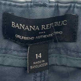 Banana Republic Women's Size 14 Slate Blue Solid Pants