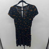 American Eagle Junior's Size S Black Floral Dress