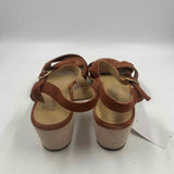 Talbots Women's Shoe Size 8.5 Caramel Solid Sandals