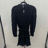Glam Women's Size 6 Black Textured Dress