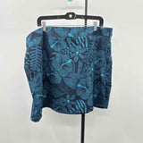 Rip Skirt Women's Size 20 Blue Floral Skirt