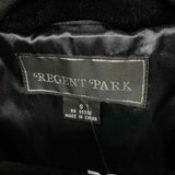 Regent Park Women's Size S Black Plush Coat