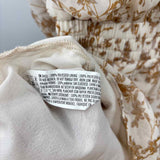 The Post Women's Size 10 Tan Floral Jumper