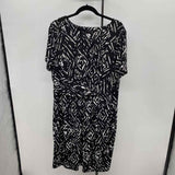 Roz & Ali Women's Size 18 Black Solid Dress